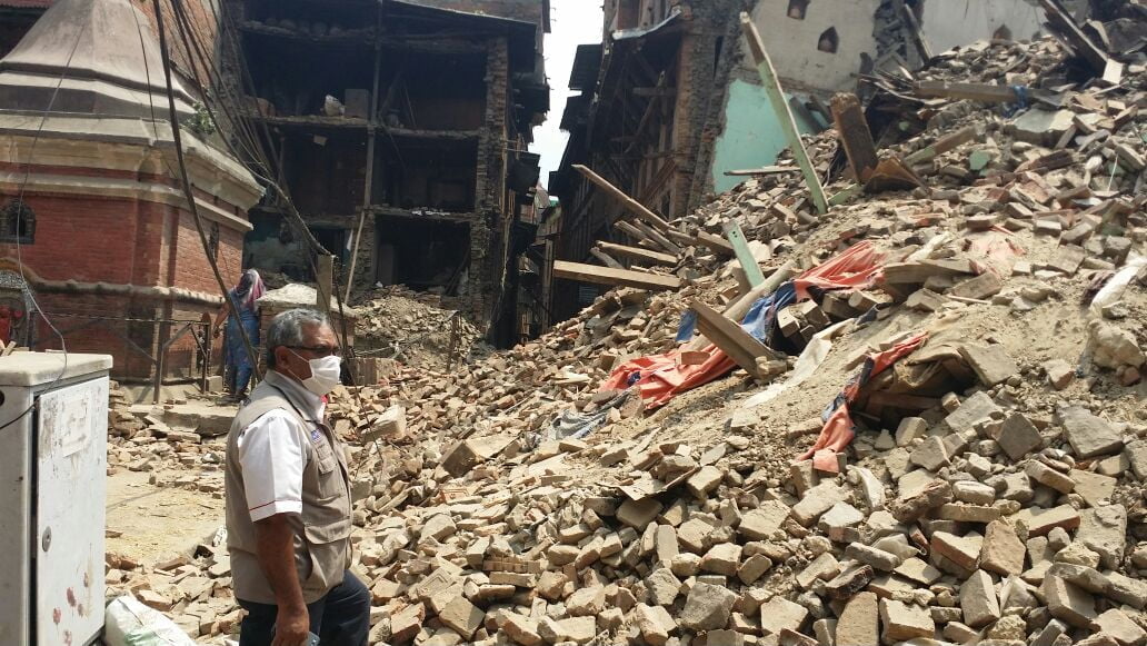 Rombongan Pertama Misi Kemanusiaan Nepal