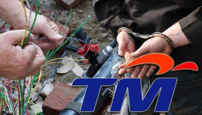 curi kabel TM