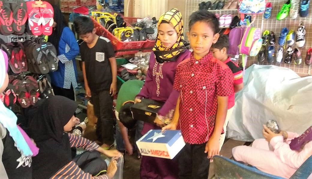 Muslimat PAS aguh bantuan Jabi3