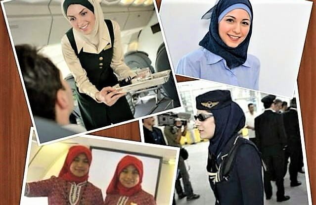 pramugari bertudung
