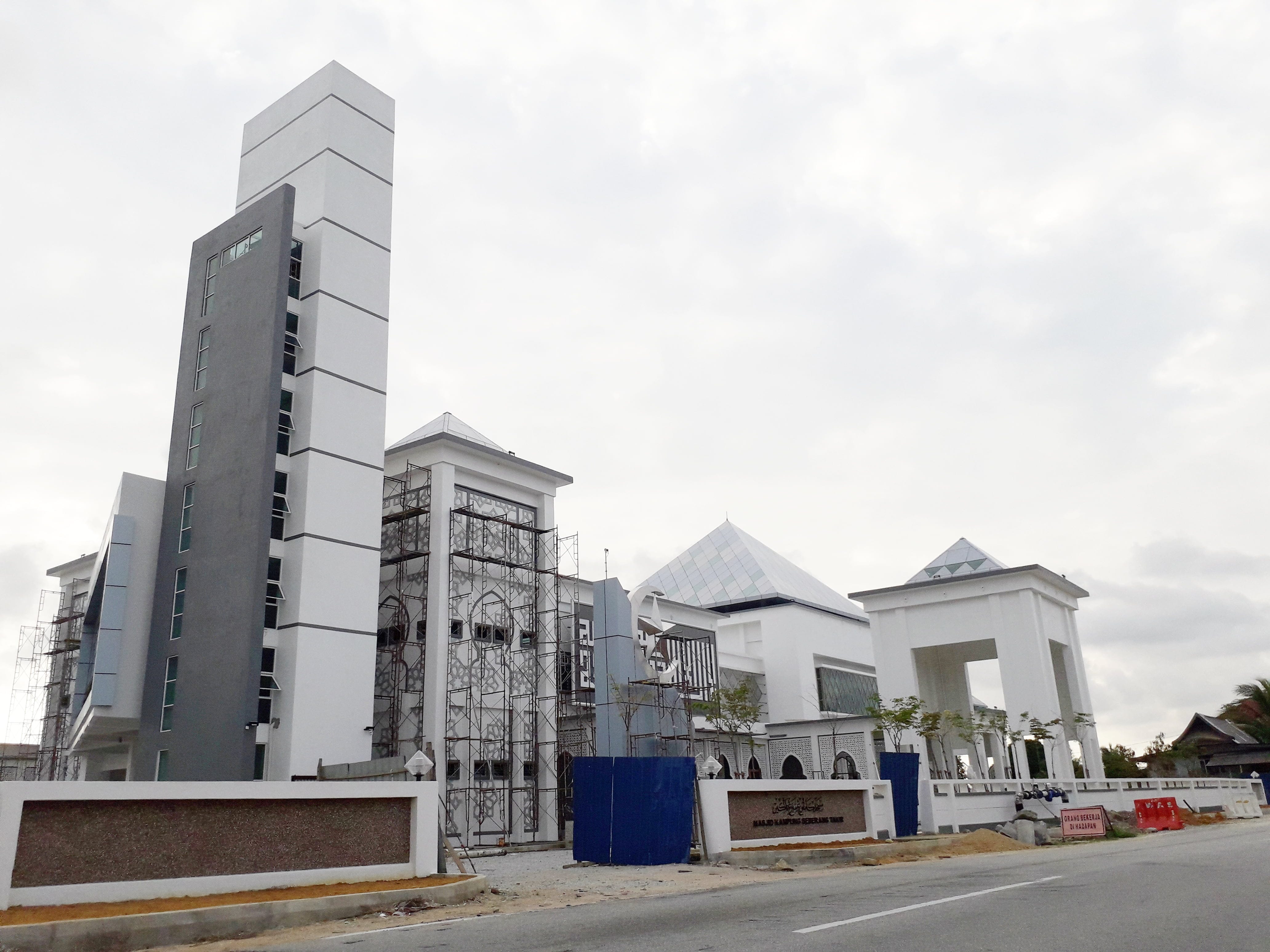 Masjid Baharu Dijangka Boleh Digunakan Mac 2020