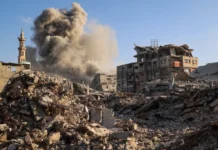 153 Tan Bom Digugurkan Di Gaza Pada Hari Ahad