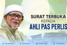 Surat Terbuka Kepada Ahli PAS Perlis