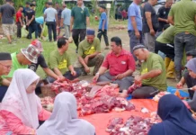 Korban Perdana DUN Bandar Santuni Penduduk Melalui Agihan Daging Korban