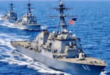 Kapal Pemusnah AS Lari Selepas Tembakan Amaran Tentera Laut Iran