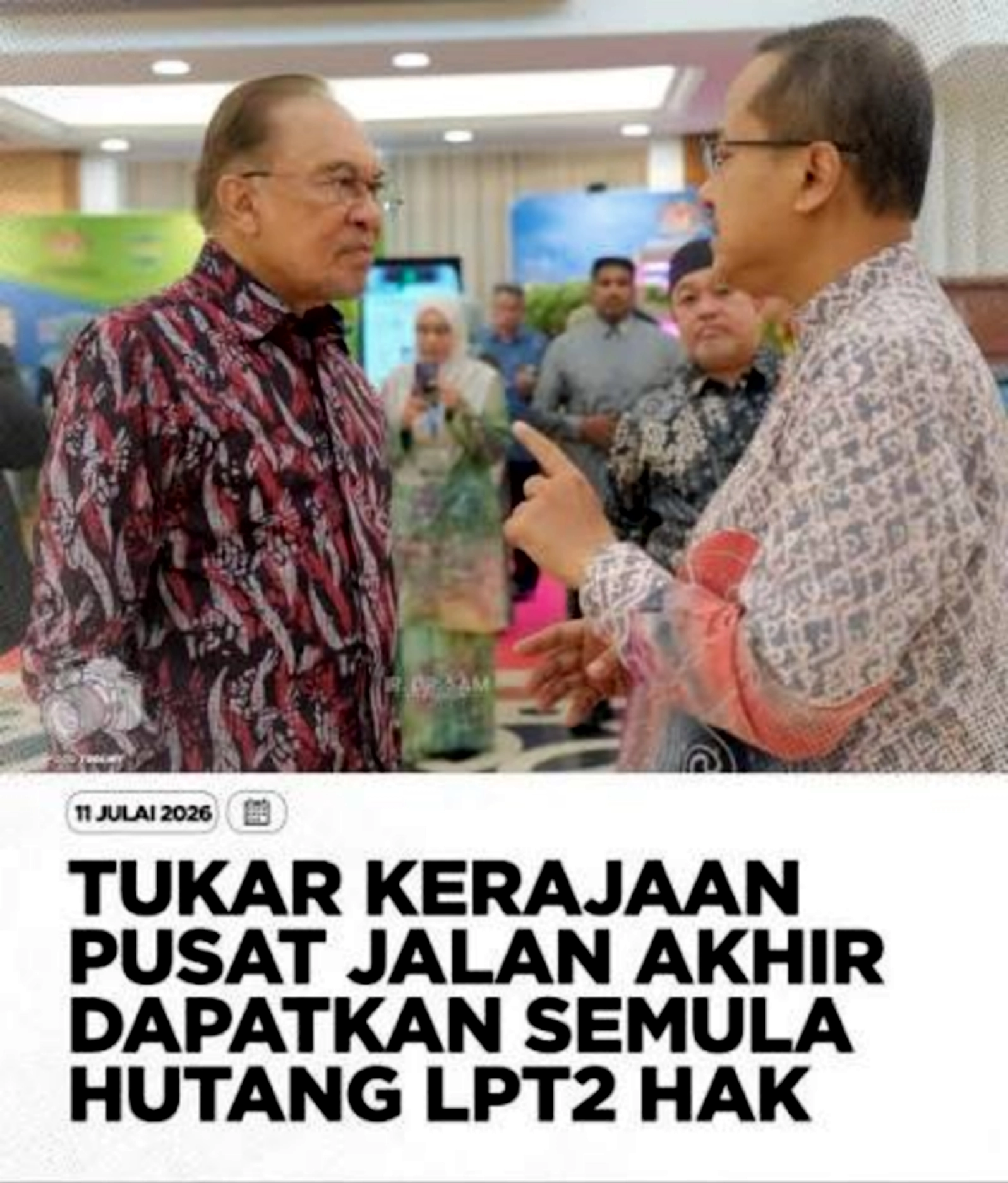 Isu Hutang Kerajaan Persekutuan kepada Terengganu Mesti Diselesaikan Secara Tulus