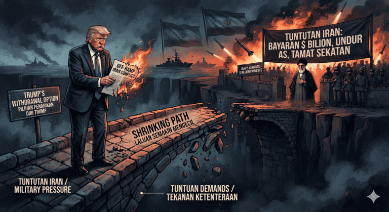 Pilihan Trump Untuk Menarik Diri Daripada Perang Iran Semakin Mengecil