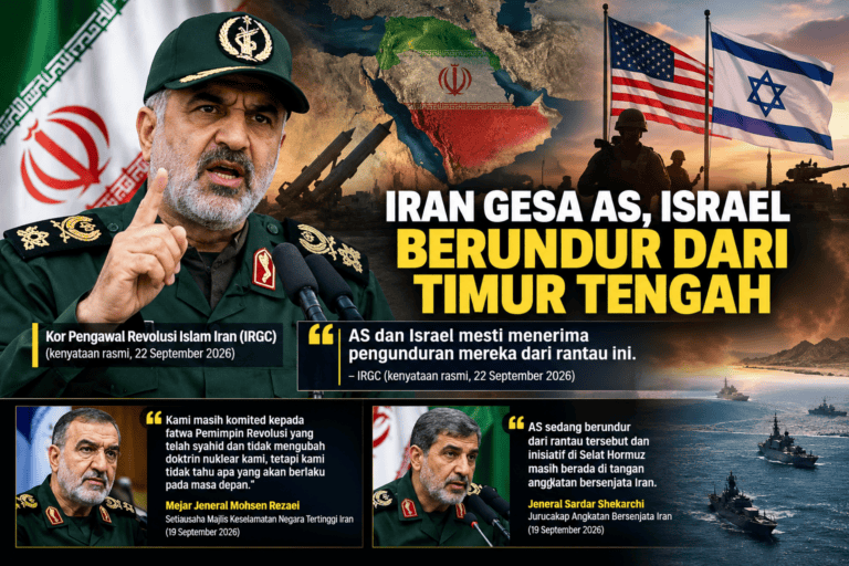 Iran Gesa AS, Israel Berundur Dari Timur Tengah