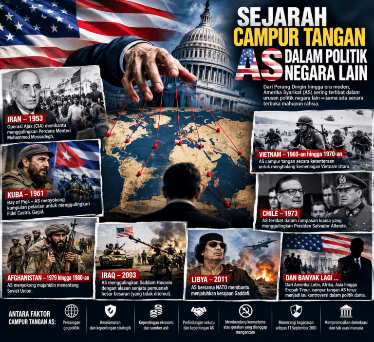 Sejarah Campur Tangan AS Dalam Politik Negara Lain