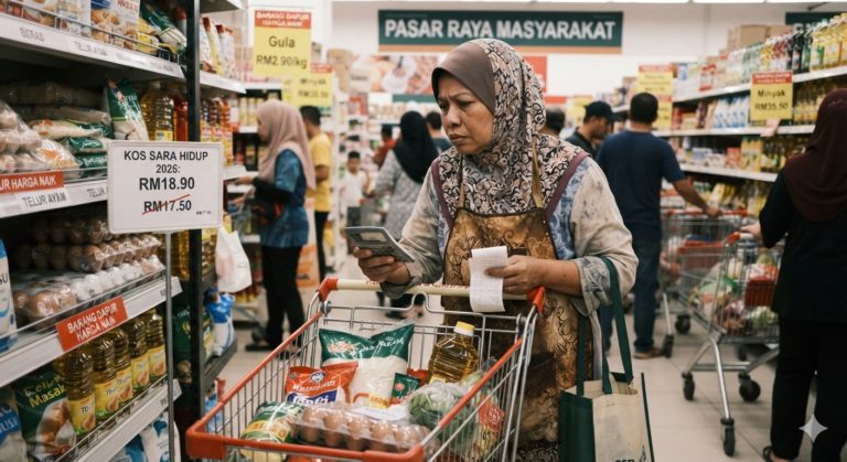 Kos Sara Hidup Malaysia 2026: Harga Mungkin Naik Perlahan, Tetapi Beban Rakyat Masih Meningkat