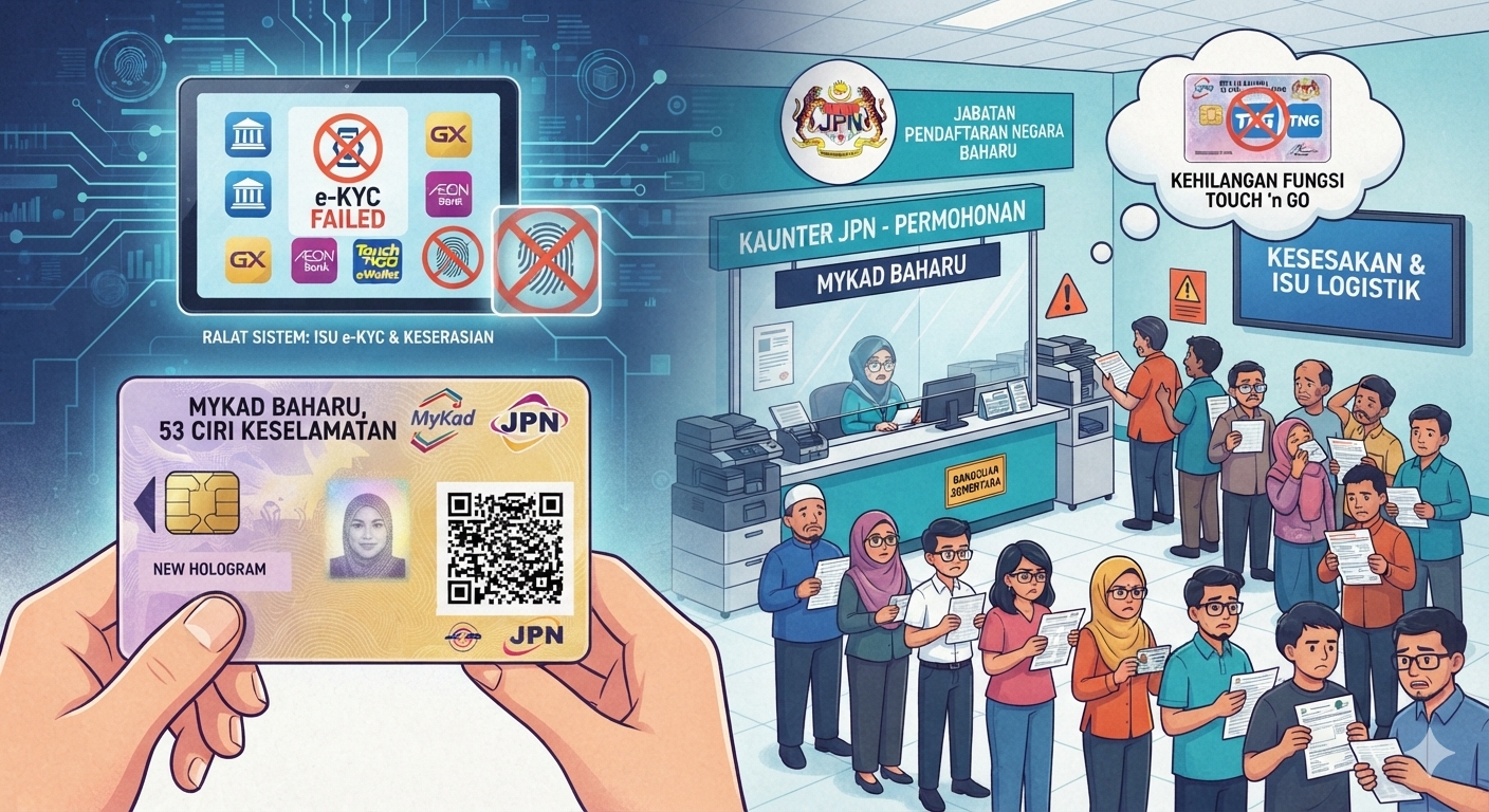 Baik Buruk MyKad Generasi Baharu: Langkah Progresif atau Beban Logistik Rakyat?