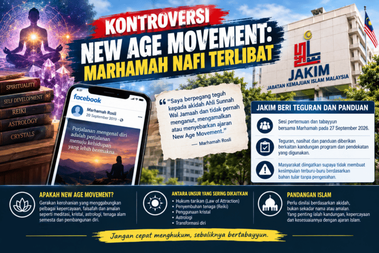 Kontroversi ‘New Age Movement’: Marhamah Nafi Terlibat?